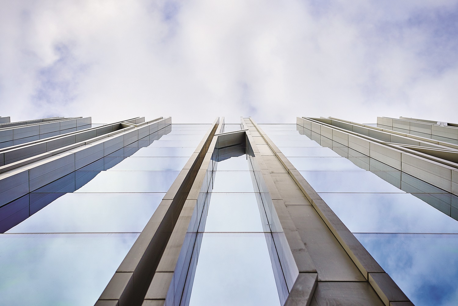 The outside wall of glass and steel of Rothschild & Co's New Court office in  London